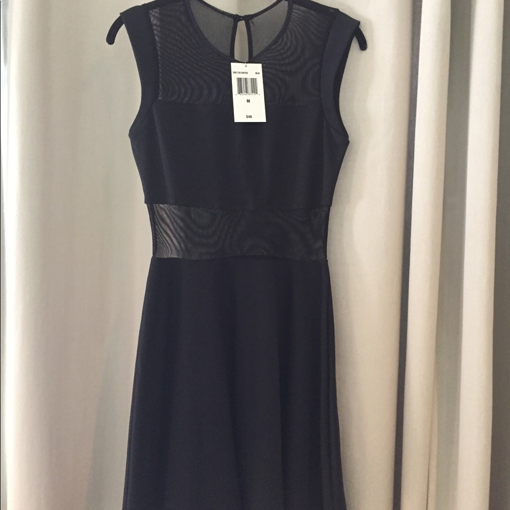 Sexy Black & Sheer Dress